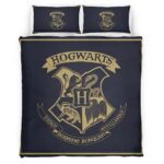 Housse De Couette Logo École de Poudlard Harry Potter 02 Parure de lit Ensemble De Literie