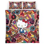 Housse De Couette Hello Kitty 03 Parure de lit Ensemble De Literie