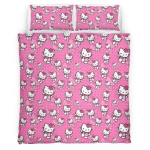 Housse De Couette Hello Kitty 07 Parure de lit Ensemble De Literie
