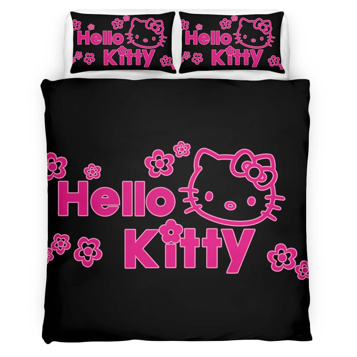 Housse De Couette Hello Kitty 09 Parure de lit Ensemble De Literie