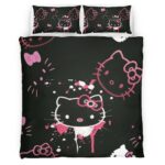 Housse De Couette Hello Kitty 11 Parure de lit Ensemble De Literie