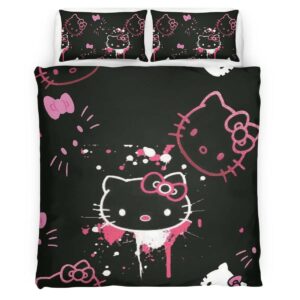 Housse De Couette Hello Kitty 11 Parure de lit Ensemble De Literie