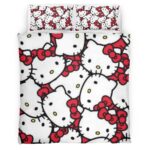 Housse De Couette Hello Kitty 12 Parure de lit Ensemble De Literie