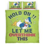 Housse De Couette Donald Duck « Hold on Let me Overthink This » Parure de lit Ensemble De Literie