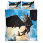 Housse De Couette Dragons Personnages 02 Parure de lit Ensemble De Literie