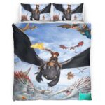 Housse De Couette Dragons Tous les personnages Parure de lit Ensemble De Literie