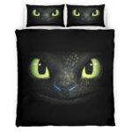 Housse De Couette Dragons Krokmou 2 Parure de lit Ensemble De Literie