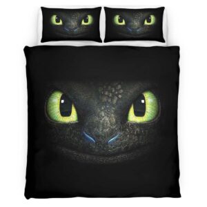 Housse De Couette Dragons Krokmou 2 Parure de lit Ensemble De Literie