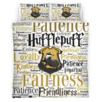 Housse De Couette Poufsouffle Harry Potter 6 Parure de lit Ensemble De Literie