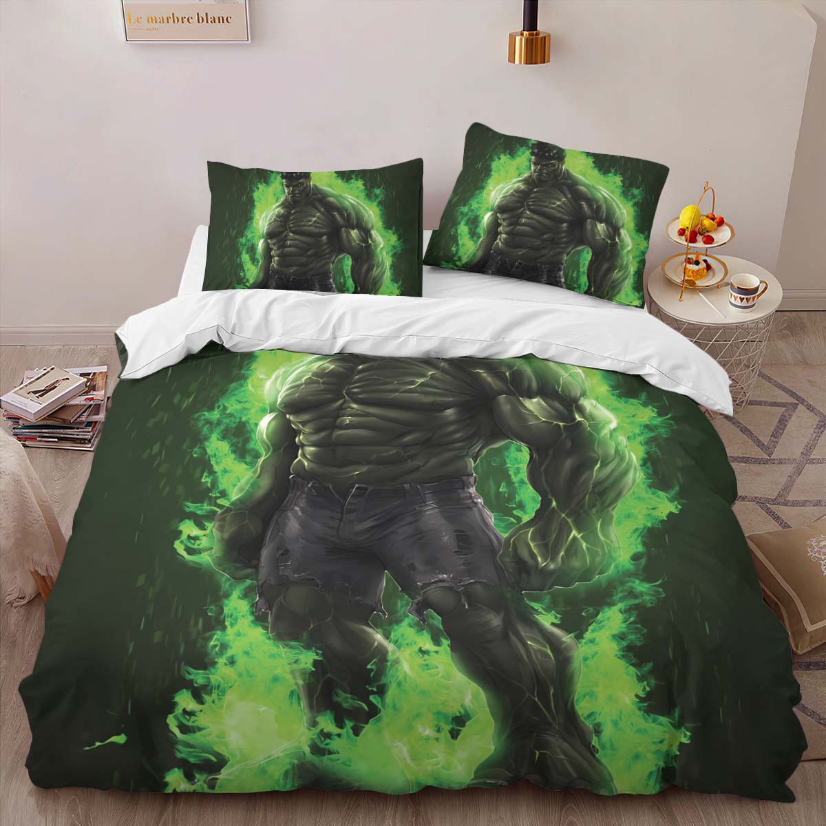 Housse De Couette Hulk Avengers Marvel 1003 Parure de lit Ensemble De Literie – Image 2