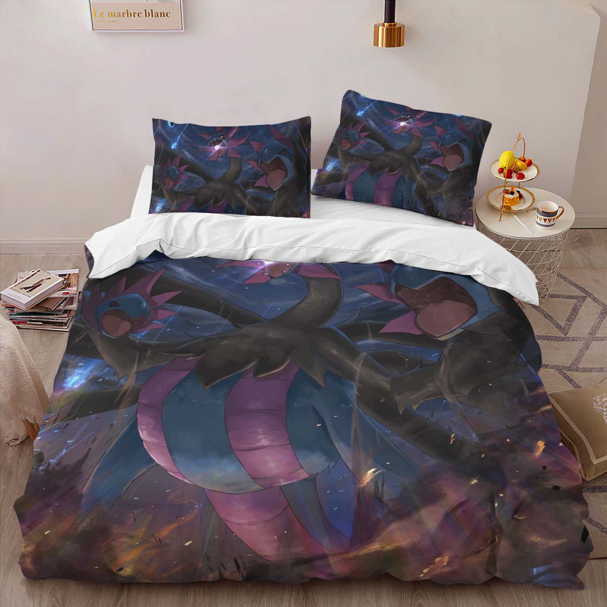Housse De Couette Hydreigon Pokémon 2 Parure de lit Ensemble De Literie – Image 2