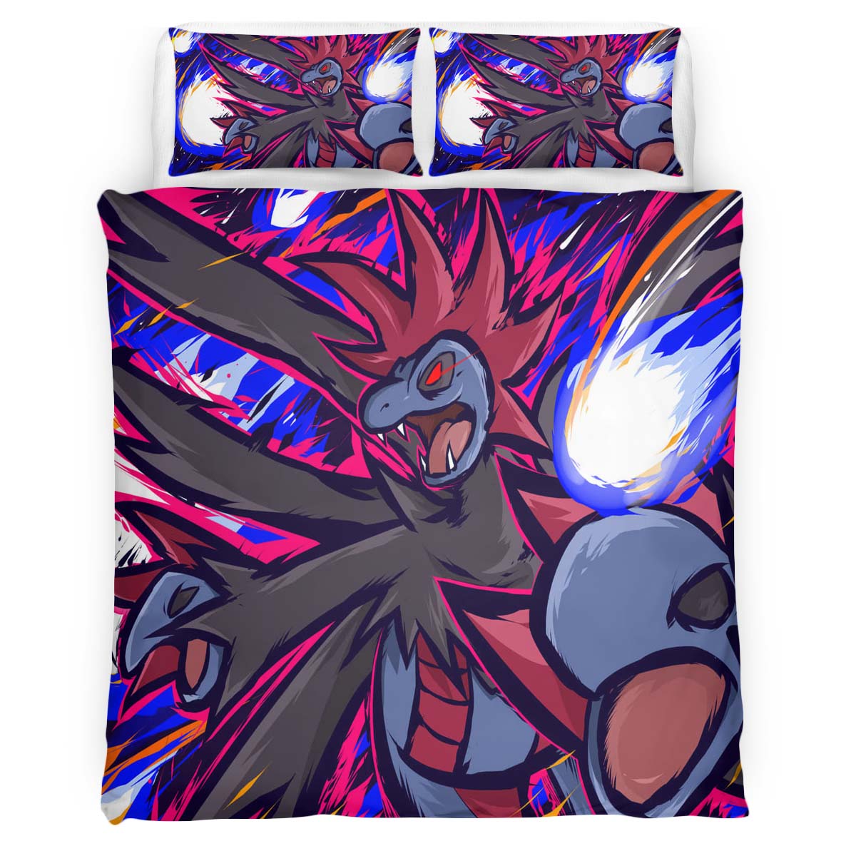 Housse De Couette Hydreigon Pokémon 6 Parure de lit Ensemble De Literie