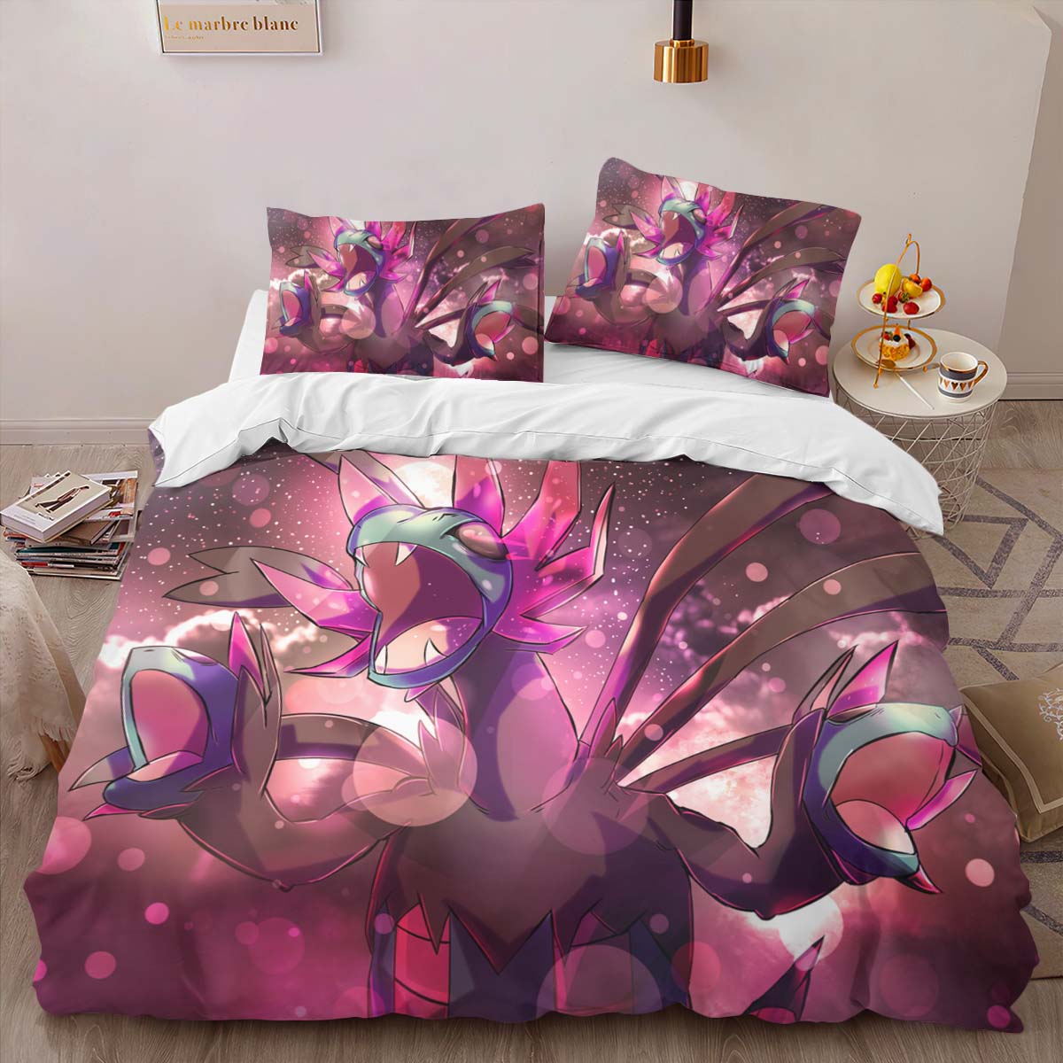 Housse De Couette Hydreigon Pokémon 8 Parure de lit Ensemble De Literie – Image 2