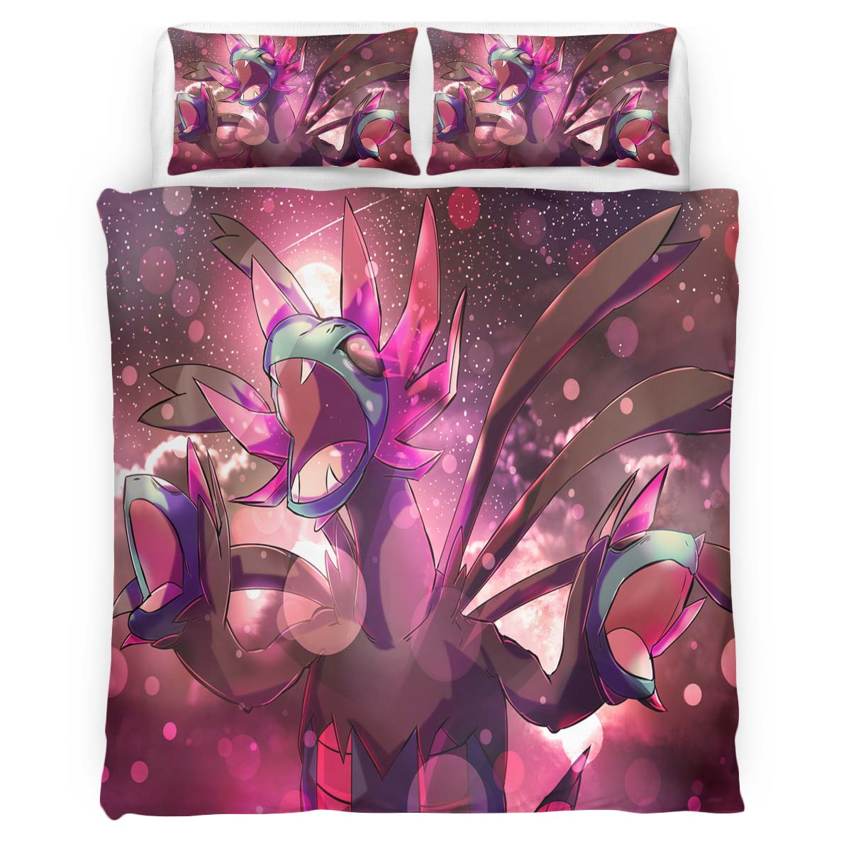 Housse De Couette Hydreigon Pokémon 8 Parure de lit Ensemble De Literie