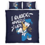 Housse De Couette Donald Duck « I Quack Myself Up » Parure de lit Ensemble De Literie