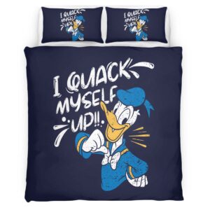 Housse De Couette Donald Duck « I Quack Myself Up » Parure de lit Ensemble De Literie