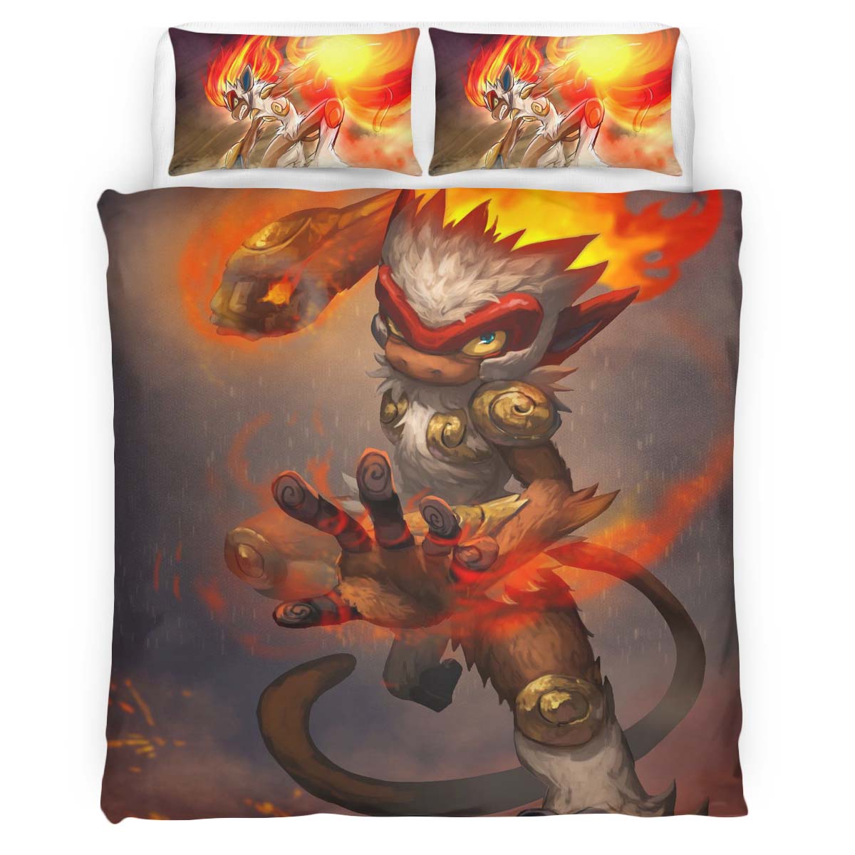 Housse De Couette Simiabraz Pokémon 3 Parure de lit Ensemble De Literie