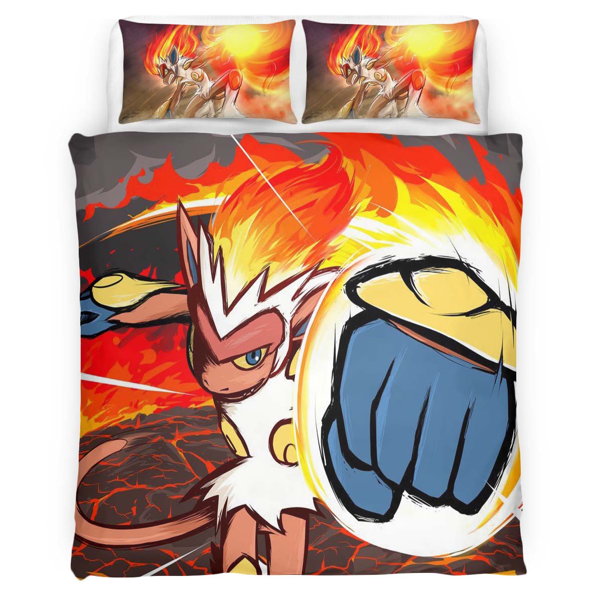 Housse De Couette Simiabraz Pokémon 4 Parure de lit Ensemble De Literie