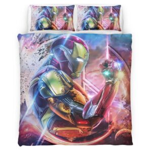 Housse De Couette Iron Man Avengers Marvel 1006 Parure de lit Ensemble De Literie