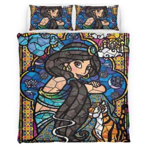 Housse De Couette Jasmine Princesse Aladdin 03 Parure de lit Ensemble De Literie