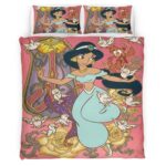 Housse De Couette Jasmine Princesse Aladdin 04 Parure de lit Ensemble De Literie