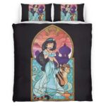 Housse De Couette Jasmine Princesse Aladdin 08 Parure de lit Ensemble De Literie