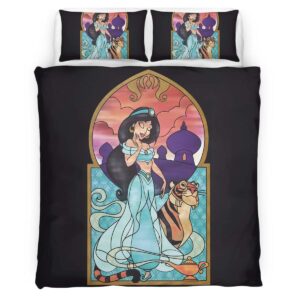 Housse De Couette Jasmine Princesse Aladdin 08 Parure de lit Ensemble De Literie