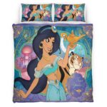 Housse De Couette Jasmine et Rajah – Aladdin 03 Parure de lit Ensemble De Literie