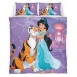 Housse De Couette Jasmine et Rajah – Aladdin 04 Parure de lit Ensemble De Literie