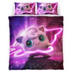 Housse De Couette Rondoudou Pokémon Parure de lit Ensemble De Literie