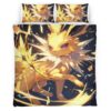 Housse De Couette Voltali Pokémon 4 Parure de lit Ensemble De Literie