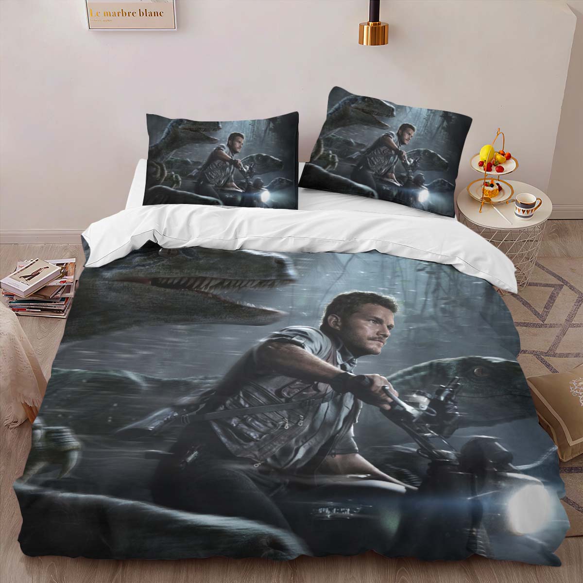 Housse De Couette Jurassic World 11 Parure de lit Ensemble De Literie – Image 2