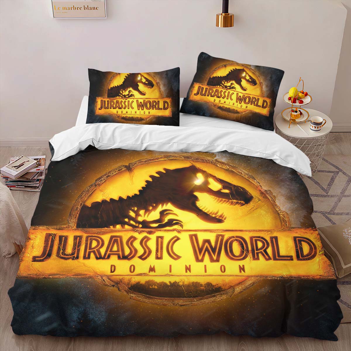 Housse De Couette Jurassic World Dominion Parure de lit Ensemble De Literie – Image 2