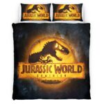 Housse De Couette Jurassic World Dominion Parure de lit Ensemble De Literie