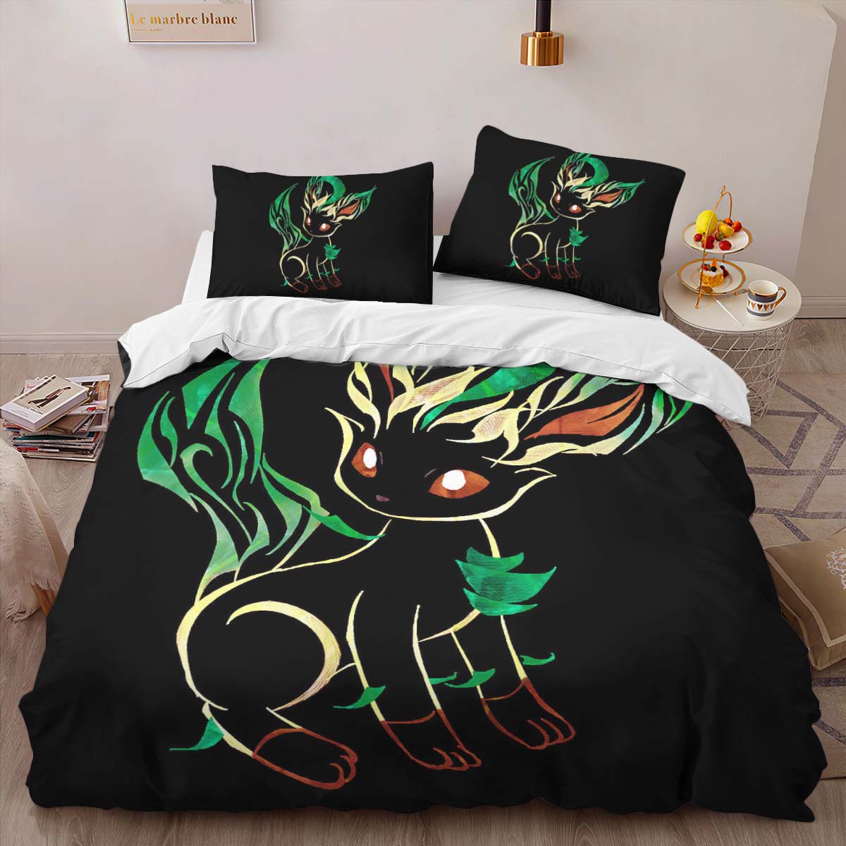 Housse De Couette Phyllali Pokémon 10 Parure de lit Ensemble De Literie – Image 2