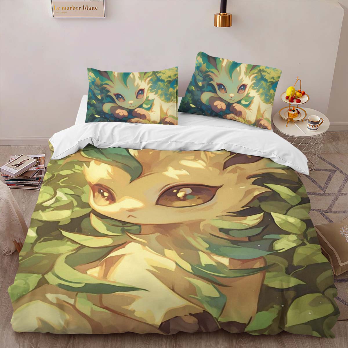 Housse De Couette Phyllali Pokémon 5 Parure de lit Ensemble De Literie – Image 2