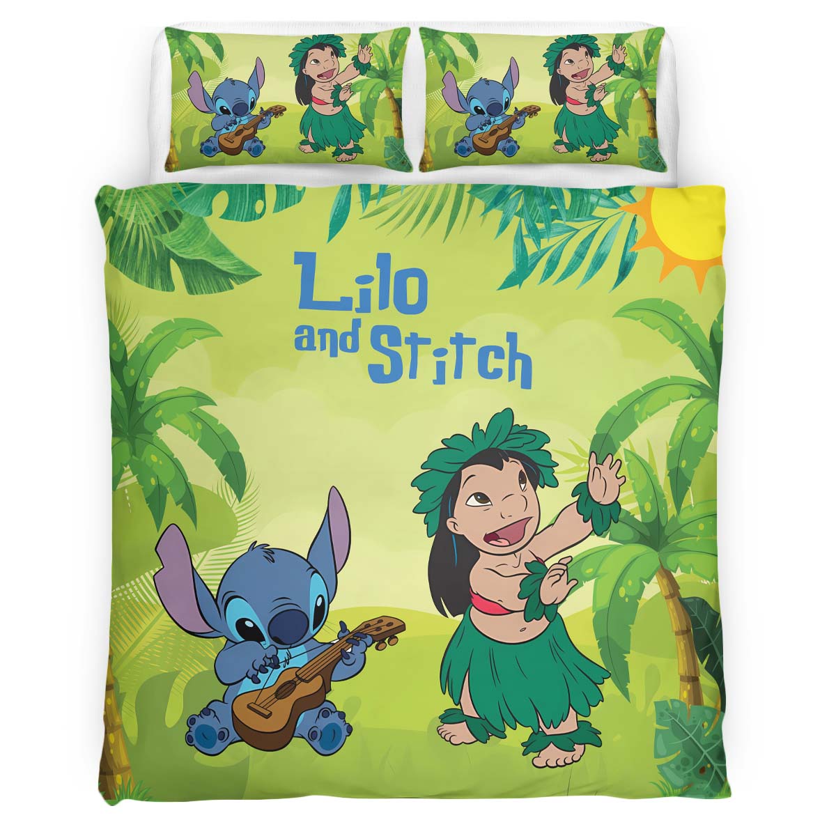 Housse De Couette Lilo & Stitch 03 Parure de lit Ensemble De Literie