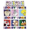 Housse De Couette Looney Tunes Tous les personnages 06 Parure de lit Ensemble De Literie