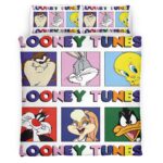 Housse De Couette Looney Tunes Tous les personnages 06 Parure de lit Ensemble De Literie