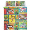 Housse De Couette Looney Tunes Tous les personnages 07 Parure de lit Ensemble De Literie