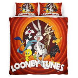 Housse De Couette Looney Tunes Tous les personnages 11 Parure de lit Ensemble De Literie