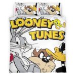 Housse De Couette Looney Tunes Tous les personnages 12 Parure de lit Ensemble De Literie