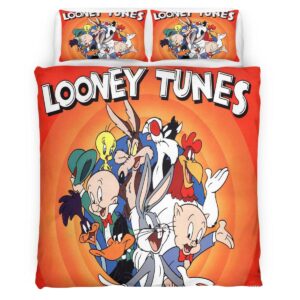 Housse De Couette Looney Tunes Tous les personnages 15 Parure de lit Ensemble De Literie