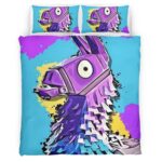 Housse De Couette Lama de Butin Fortnite 2 Parure de lit Ensemble De Literie