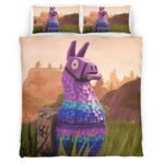 Housse De Couette Lama de Butin Fortnite Battle Royale Parure de lit Ensemble De Literie