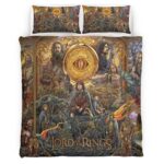 Housse De Couette Personnages Le Seigneur des Anneaux Parure de lit Ensemble De Literie