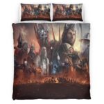 Housse De Couette Personnages Le Seigneur des Anneaux 2 Parure de lit Ensemble De Literie