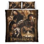 Housse De Couette Personnages Le Seigneur des Anneaux 3 Parure de lit Ensemble De Literie