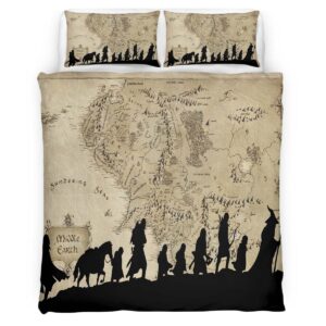 Housse De Couette Le Seigneur des Anneaux – Le Voyage Parure de lit Ensemble De Literie