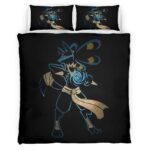 Housse De Couette Lucario Pokémon 14 Parure de lit Ensemble De Literie